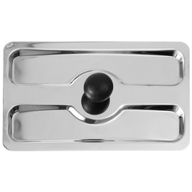 LIFKOME Metal Toaster Dust Covers Stainless Steel Electric Bread Maker Upper Covers Toaster Appliance Top Covers for Bread Machine Part Accessories