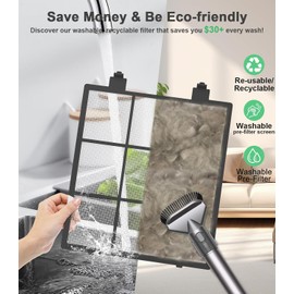 FRESHDEW Air Purifier for Home Up to 2300ft² With H14 True HEPA Smart WiFi Control & Double-Sided Intake | 22dB Ultra Quiet for Bedroom/Pet Homes | Removes Smoke, Odors, Pollen, Dust, Dander