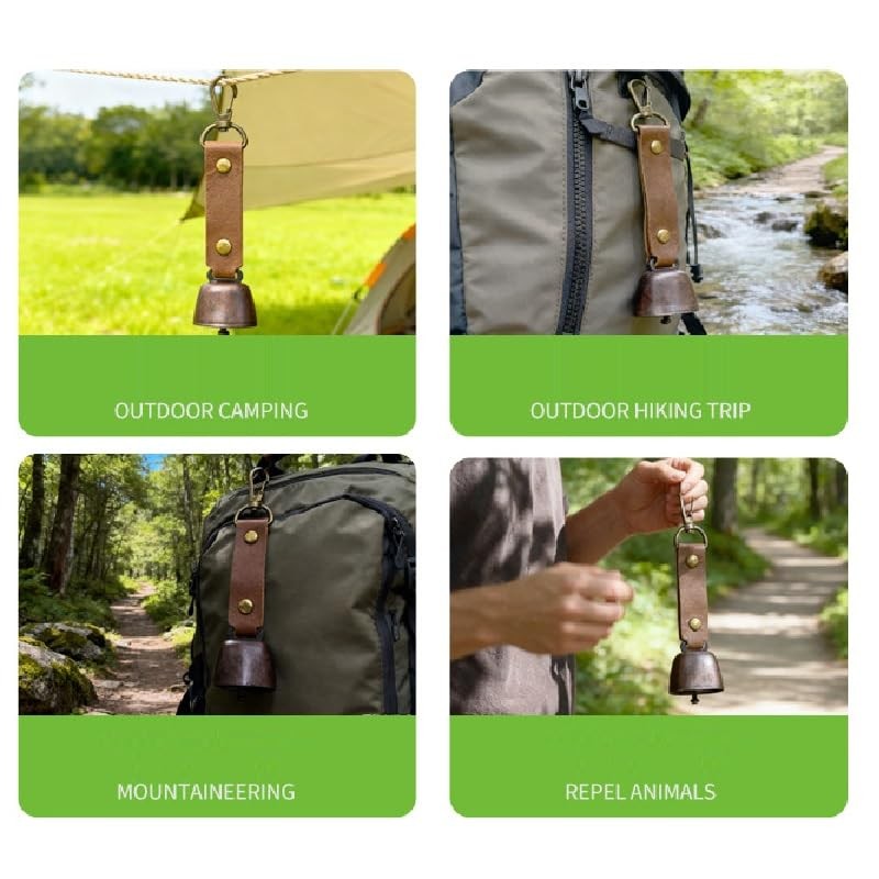 Bear Bell, Noise Cancelling Function, Lightweight, Bear Repellent Bell, For