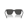 Coach HC8385U Universal Fit Sunglasses, Transparent Dark Grey/Grey Solid, 54