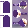Purple Arch Cover 6FT Spandex Fitted Wedding Arch Stand Covers