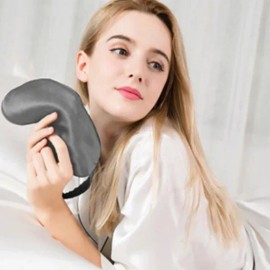사계절 빛차단 기내용 실크 수면안대 All-Season Light-Blocking Indoor Silk Sleeping Eye Mask