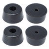 sourcing map Tapered Rubber Pad Feet Bumper Washer 28mm x