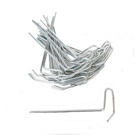 Orchid Nerd Galvanized Rhizome Clip for Clay Pot (4 Inch 10 Pack) Orchid Clips