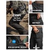 CQR Men's Tactical Pants, Water Resistant Ripstop Cargo Pants, Lightweight