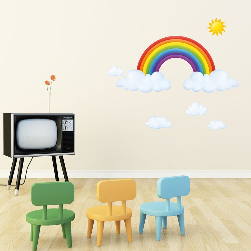 Decowall clouds and rainbow (1702 8030 1713 1713L 1713P1702)