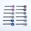 HAND Stylish Heart and Centre Crystal Hair Pin Hair Clips