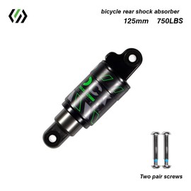 Chooee Mountain Bike Rear Shock absorber Rear Oil MTB Damper 120mm/125mm/150mm/165mm/185mm/190mm/200mm Bicycle Rear Damper 125mmx750lbs
