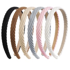 Headbands for Women Non Slip 6 PCS Trendy Headband for Women's Hair