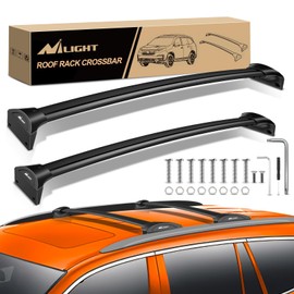 Nilight Roof Rack Cross Bars Fit for Honda Pilot 2016 2017 2018 2019 2020 2021 2022 LX EX EX-L with Flush Rails Fixed Point Adjustable Aluminum Crossbars Luggage Box Bike Kayak Snowboard Cargo Carrier