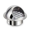 8 Inch Wall Vent Cover Allvent Stainless Steel Round Exhaust