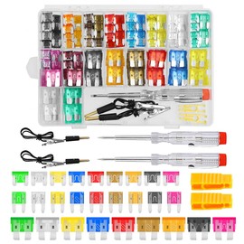 Couslcd 306PCS Car Fuse Assortment Kit, Mixed Vehicle Blade Fuses, Standard & Mini & Low Profile Mini Fuse-2A 5A 7.5A 10A 15A 20A 25A 30A 35A, Car Replacement Accessories for Most Vehicle