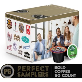 Crazy -Cups Premium Bold Dark Roast -Coffee Bulk Variety Pack, 50 Count (Pack of 50)