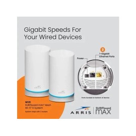 ARRIS Surfboard mAX W121 MESH WiFi 6 Router System 3-PACK Speeds up to 6.6 Gbps