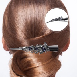 FRCOLOR Hair Glitter Sparkling Hair Alligator Clip Thin Hair Duck Beak Hair Clip Rod Cushion Duck Bill Clip Hair Glitter Hair Clip