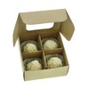 Gretel Mini Truffle Boxes with Window and Dividers - Extra