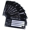 10PCS Blank Trailer VIN ID Plate Data TAG Serial Model
