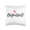 Beautiful Throw Pillow, 16x16, Multicolor