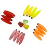 JSHANMEI 220PCS/Box Carp Fishing Tackle Box Artificial Plastic Fake Baits
