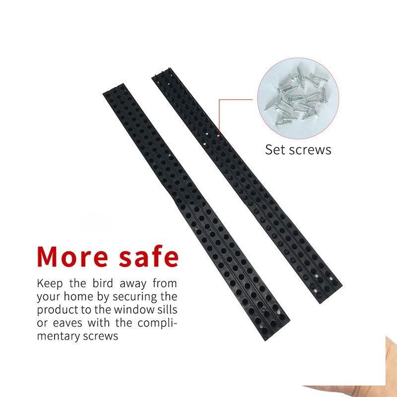 10pcs Plastic Bird Spikes High Flexibility Anti Thief Security Fence