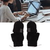 USB Heated Gloves Electric Half Hands Double Sided Heating Warm