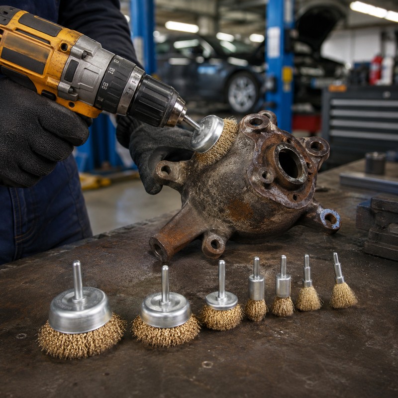 10 pcs Wire Brush Set for Drill Tool Accessory -