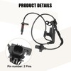 uxcell 2pcs Front Left Right ABS Sensor Wheel Speed Sensor