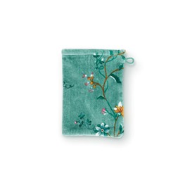 Pip Studio Les Fleurs Wash Mitt Green 16 x 22 cm (Pack of 1)