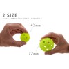 GP Baseball Batting Practice Balls, Perforated, Polyethylene, Fluorescent Green, 2.8