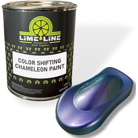 LiME LiNE Chameleon Color Changing Urethane Basecoat: Ready to Spray: (Purple, Red, Green) 1 Quart