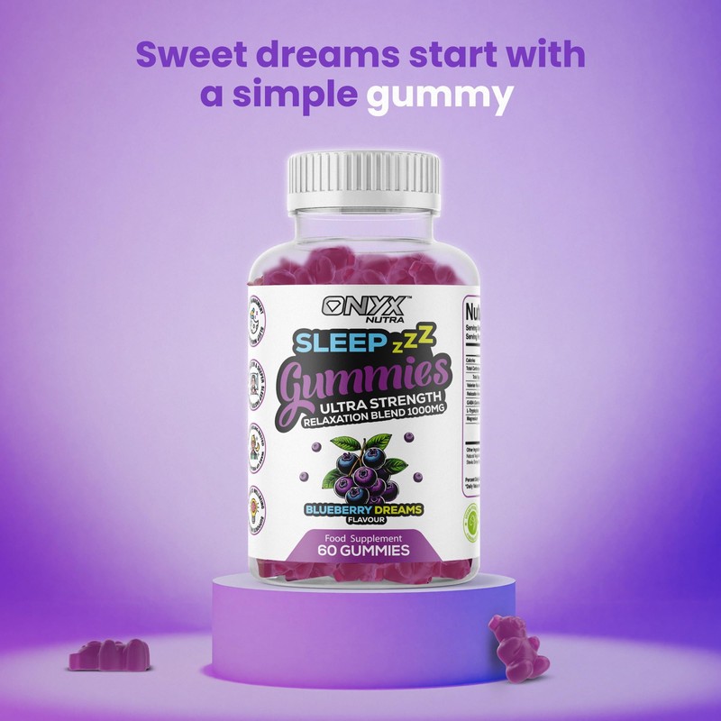 Sleep Gummies with Magnesium | Blueberry Dreams Flavour | Night