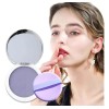 Polvo Matificado Cremoso Lavanda Maquillaje Mate Candy F Tono Morado