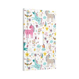 Rainbow Colorful Unicorn Kids Girl Single Toggle Light Switch Covers Decorative 1 Gang Wall Plate Electrical Device Switchplate Faceplate Farmhouse Decor