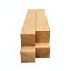 Barrington Hardwoods White Ash Lumber Square Turning Blanks (4 Pieces)