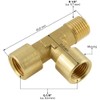 Fittingteile - T-Piece Internal/Female Thread Compressed Air Water Sanitary Fittings