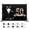 Leyiyi 9x6ft Photography Backdrop for Man 50th Happy Birthday Necktie