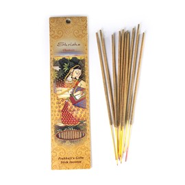 Prabhuji's Gifts Shrisha Hand-Rolled Incense Stick - Spiritual Incense Aromatic Sticks - for Meditation, Yoga, Relaxation, & Aromatherapy - Gardenia - 3 packs of 10 sticks