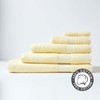 HOMESCAPES Lemon Yellow Turkish Cotton Guest Towel Super Soft Thick
