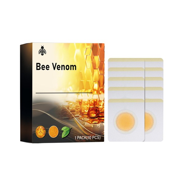 Generic 10pcs Bee Venom Patches, Easy to use with Natural
