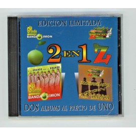 La Grande De Sinaloa Banda Limon y Banda Zorro 2 En 1 New Sealed