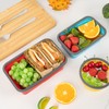 Collapsible Silicone Food Storage Containers Set with Lid & Air
