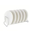 IMEEA Plate Rack 304 Stainless Steel Countertop Dish Holder for