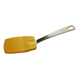 Norpro 18/10 Stainless Steel & Heat-Resistant Flexible Nylon Mini Spatula (1-pack, Yellow)