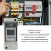 Single Phase Energy Meter LCD Backlit Display 35mm DIN Rail