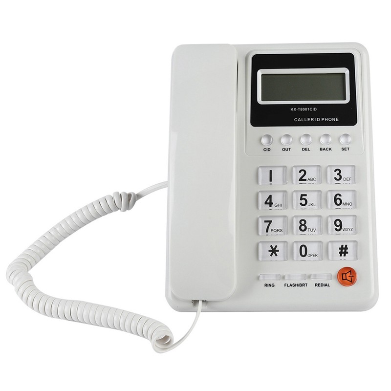 Home Hotel Wired Corded Desktop Telephone Office Landline Telephone