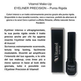 Precision Eyeliner Vitamol Makeup Face Eye Makeup - Rigid Tip 5ml (Brown)