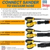 1058 Designs - Sander Vacuum Adapter for DeWalt or Craftsman