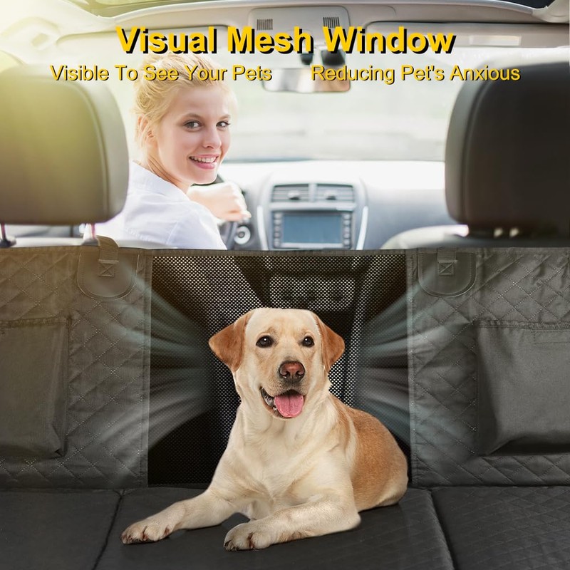 Vailge 6 in 1 Car Seat Cover for Back Seat,