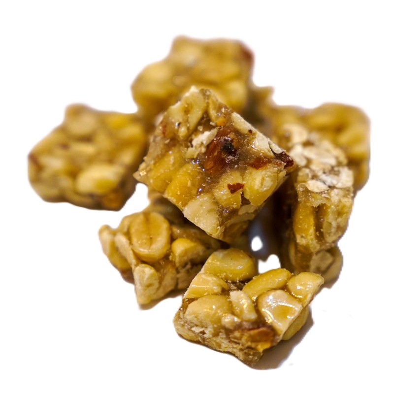 Old Fashioned Crunchy Peanut Squares - 1 lb in a