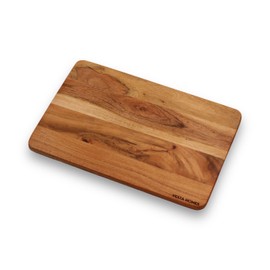 Vesta Homes Wooden Cutting Board for Kitchen/Chopping, Serving Board, Platter for Vegetables, Fruits, Cheese and Charcuterie | Natural Acacia Wood |15 * 10 Inches | Handcrafted in India